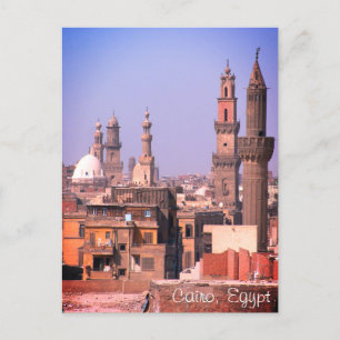 Caïro Minarets & Oude Stad / Egypte Briefkaart