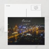 cairo nacht briefkaart (Voorkant / Achterkant)