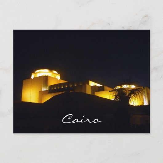 cairo opera nacht briefkaart (Voorkant)