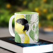 Caïro Parrot en Vers lemon Pet Bird Tweekleurige Koffiemok