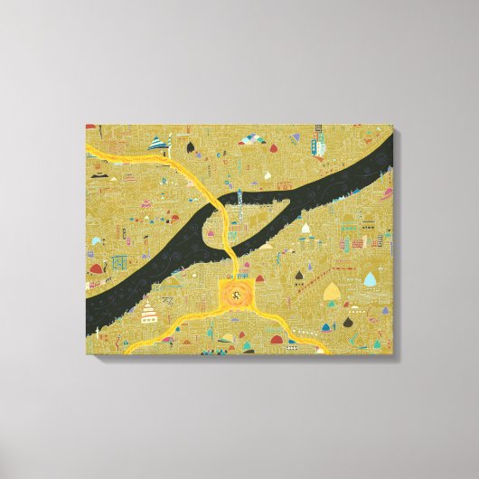 Caïro Revolutie - Canvas Afdruk (Voorkant)
