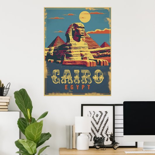 Caïro: sfinx poster (Thuiskantoor)