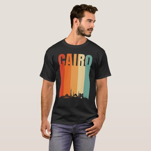 Cairo Skyline T-shirt (Voorkant volledig)