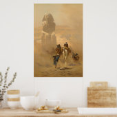 Cairo Straatscène Max Rabes Fijne Kunst Canvas Poster (Keuken)