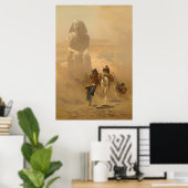 Cairo Straatscène Max Rabes Fijne Kunst Canvas Poster (Thuiskantoor)