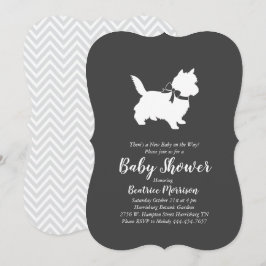 Caïro Terrier Dog Baby shower Geslacht Neutraal Kaart