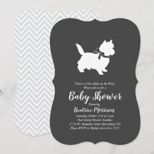 Caïro Terrier Dog Baby shower Geslacht Neutraal Kaart