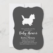 Caïro Terrier Dog Baby shower Geslacht Neutraal Kaart (Voorkant)