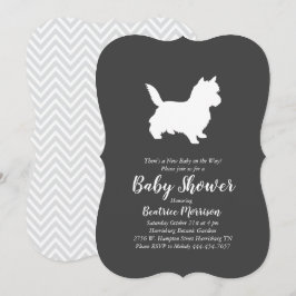 Caïro Terrier Dog Baby shower Geslacht Neutraal Kaart
