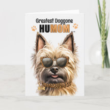 Caïro Terrier Dog Greatest HuMOM Moederdag