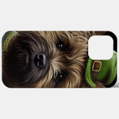 Caïro Terrier dog in St. Patrick's Day Dress Case-Mate iPhone Case (Achterkant (horizontaal))