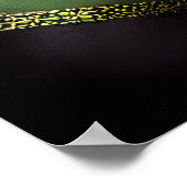 Caïro Terrier dog in St. Patrick's Day Dress Poster (Hoek)