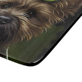 Caïro Terrier dog in St. Patrick's Day Dress Snijplank (Hoek)