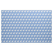 Caïro Terrier Dog Silhouette Pet Light Blue Stof (Fat Quarter)
