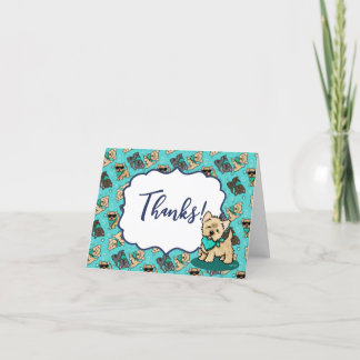 Caïro Terrier Hartelijk dank Bedankkaart