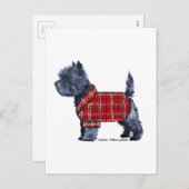 Caïro Terrier Holiday Feestdagenkaart (Voorkant / Achterkant)