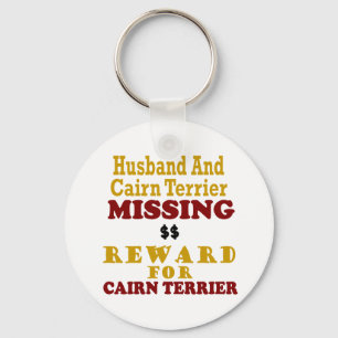Caïro Terrier & Husband Ontbrekende beloning voor Sleutelhanger