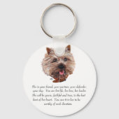 Caïro Terrier Keepomwille - VROUW Sleutelhanger (Voorkant)