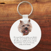 Caïro Terrier Keepomwille - VROUW Sleutelhanger (Voorkant)