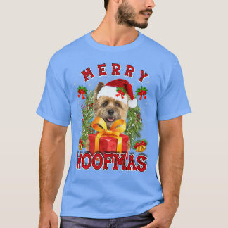 Caïro Terrier Merry Xmas Woofmas kerstlantaarns T-shirt
