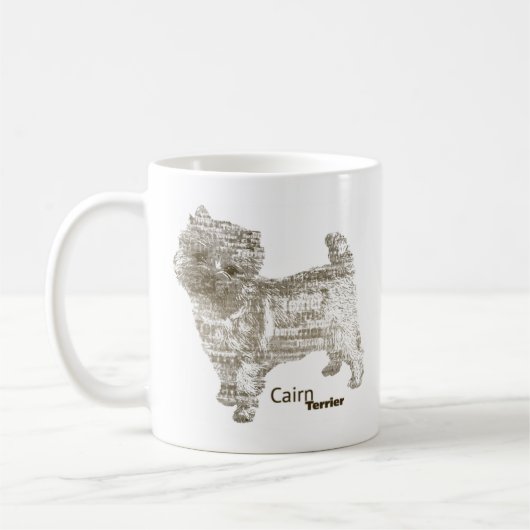 Caïro Terrier — TypoDoggies Koffiemok (Links)