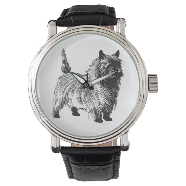 Caïro Terrier - Vintage Horloge (Voorkant)