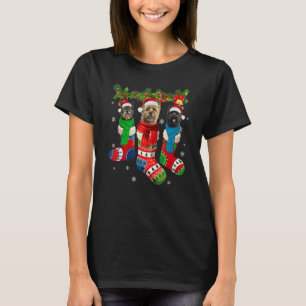 Caïro Terriers Dog kerstsokjes — kersttop T-shirt