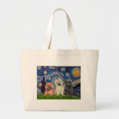 Caïro Terriers (drie) - Sterrennacht Grote Tote Bag (Voorkant)