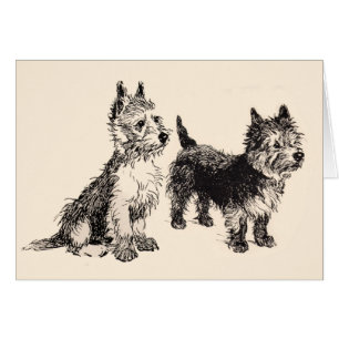 Caïro Terriers  Pen & Ink