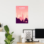 Cairo Travel Poster (Thuiskantoor)