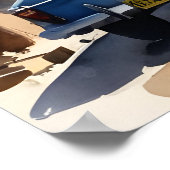 Caïro waterverf kunst poster (Hoek)