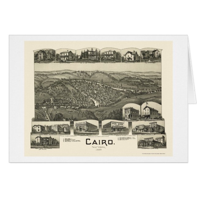 Caïro, WV Panorama - 1899 (Voorkant Horizontaal)