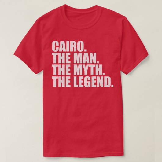CairoCairo Naam Cairo Voornaam T-shirt (Design voorkant)