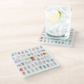 CAIS 2e Grade Glass Onderzetter - Klasse van 2030 Glazen Onderzetter (Schuin)