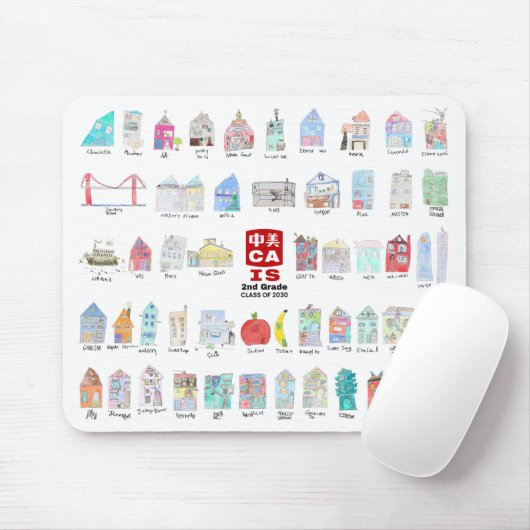 CAIS 2e klas Mousepad - Klasse van 2030 Muismat (Met muis)