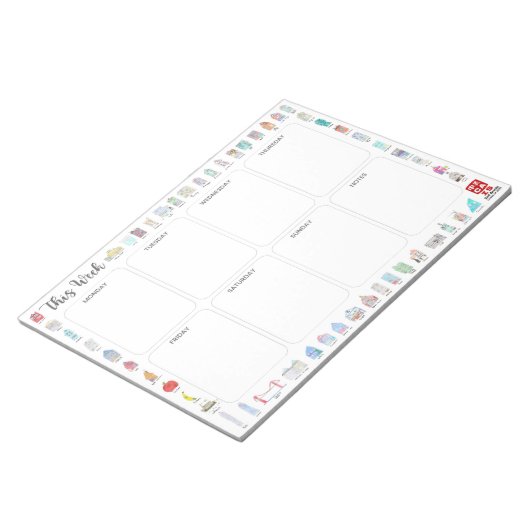 CAIS 2e klas Weekplanner - Klasse van 2030 Notitieblok (Schuin)