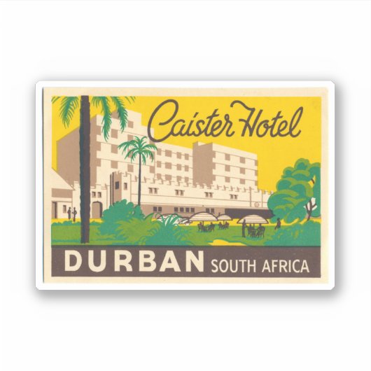 Caiseter Hotel Durban South Africa Sticker (Voorkant)