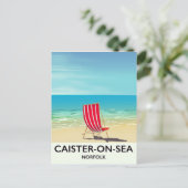 Caister-on-Sea Zeereisposter Briefkaart (Staand voorkant)