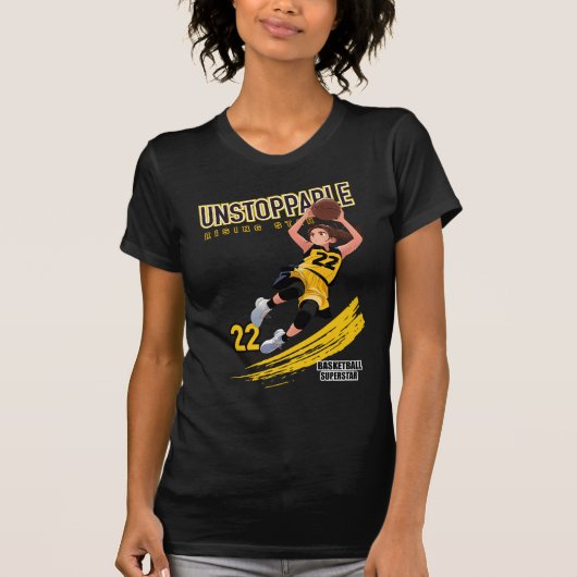 Caitlin Clark 22 72610 T-shirt (Voorkant)