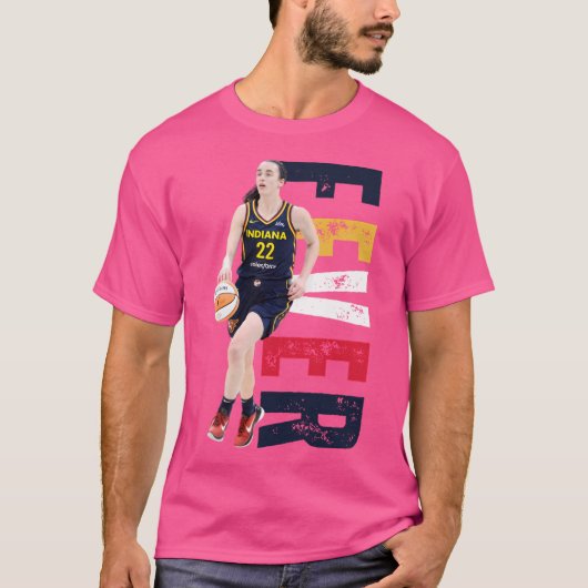Caitlin Clark Indiana-koorts T-shirt (Voorkant)