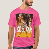 Caitlin Clark Poster Graphic T-shirt (Voorkant)