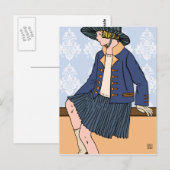 Caitlin in Blue - Briefkaarten (Voorkant / Achterkant)