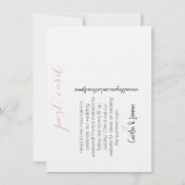 Caitlin & Jimmer Persoonlijk sparen Datum 01 Save The Date (Achterkant)