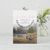 Caitlin & Jimmer Persoonlijk sparen Datum 01 Save The Date (Staand voorkant)