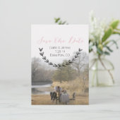 Caitlin & Jimmer Persoonlijk sparen Datum 02 Save The Date (Staand voorkant)