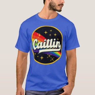 Caitlin regenboog in ruimte  stijl t-shirt