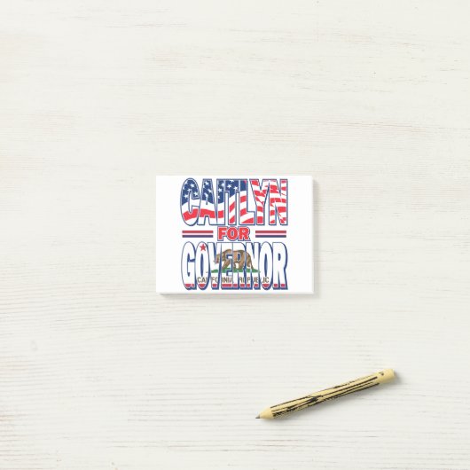 Caitlyn-for-GOV Post-it® Notes (Op bureau)