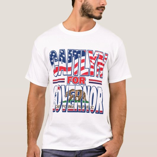 Caitlyn-for-GOV T-shirt (Voorkant)