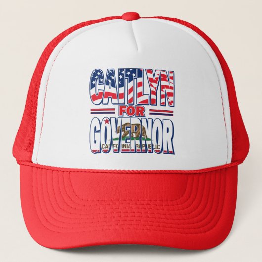 Caitlyn-for-GOV Trucker Pet (Voorkant)