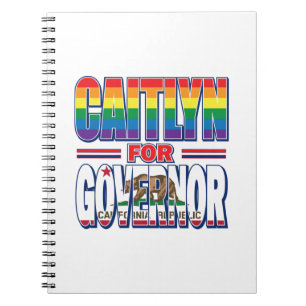 Caitlyn Gay Pride voor gouverneur Notitieboek